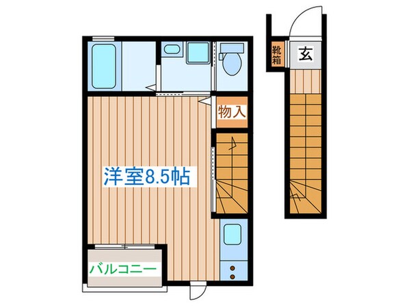 A-Style 西館テラスの物件間取画像